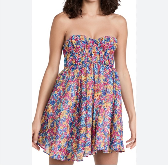 For Love And Lemons Dresses & Skirts - For love and lemons rainbow floral dress NWT